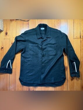 Universal Works - Work Shirt - Dam Marl Forest - XXL Button Up Hiking Camp Shirt